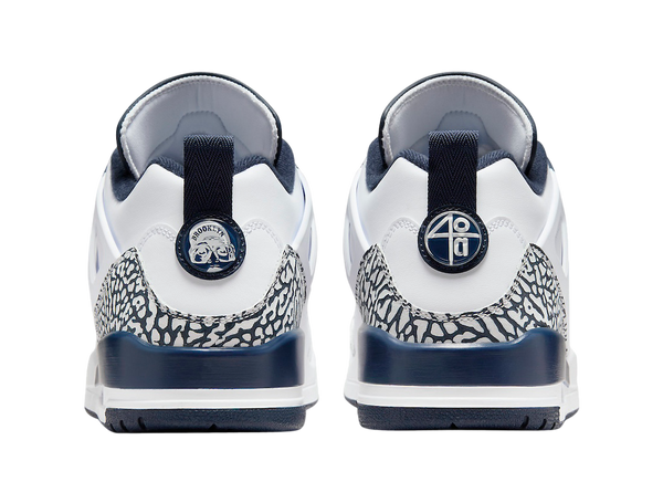Jordan - Men - Spizike Low - White/Obsidian Platinum