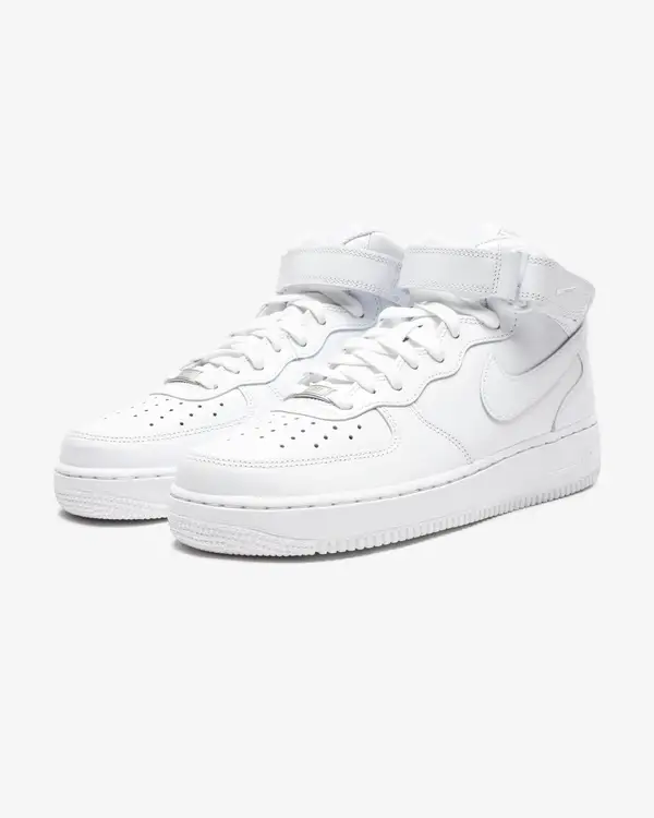Nike - Men - Air Force 1 Mid '07 - White Mono
