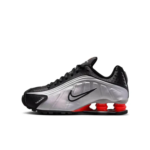 Nike - Boy - GS Shox R4 - Metallic Silver/Black