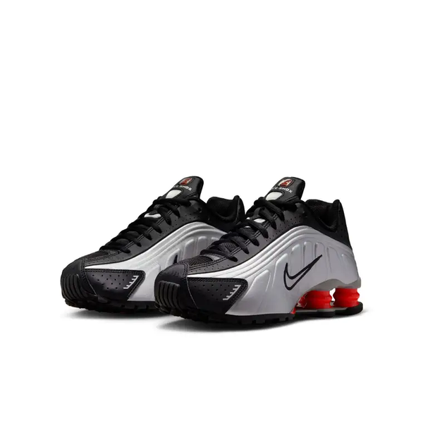 Nike - Boy - GS Shox R4 - Metallic Silver/Black