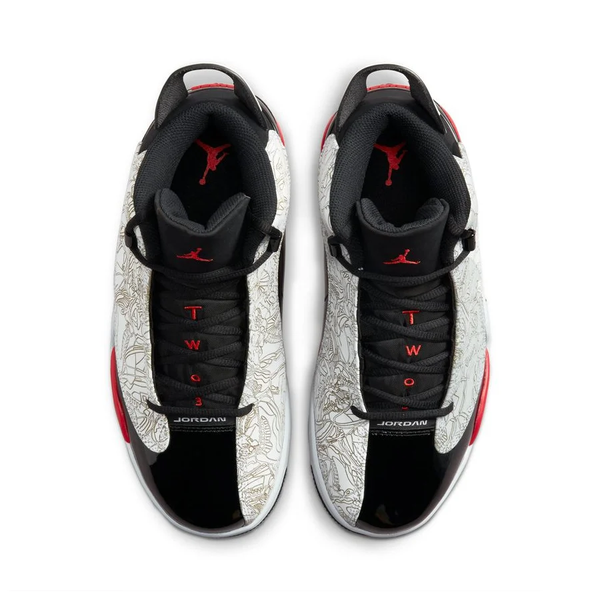 Jordan - Men - Dub Zero - White/Fire Red
