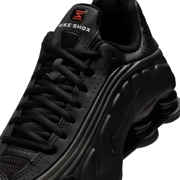 Nike - Boy - GS Shox R4 - Black/Bright Crimson