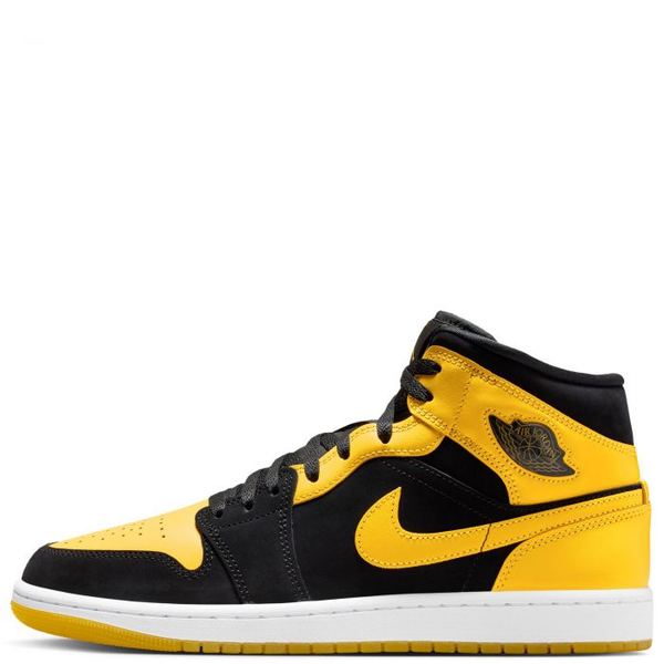 Jordan - Men - Air Jordan 1 Mid SE - Black/Varsity Maize/White