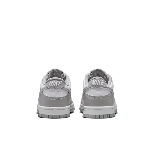 Nike - Boy - GS Dunk Low - White/Smoke Grey/White