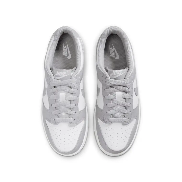 Nike - Boy - GS Dunk Low - White/Smoke Grey/White