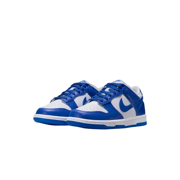 Nike - Boy - GS Dunk Low - White/Hyper Royal