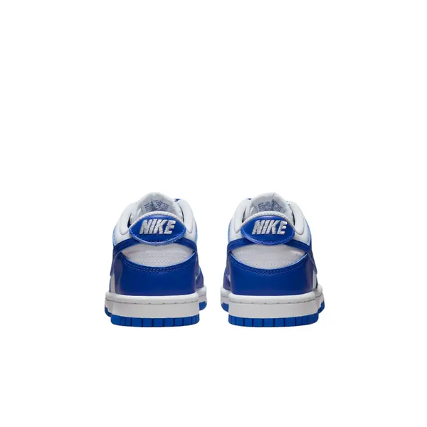 Nike - Boy - GS Dunk Low - White/Hyper Royal