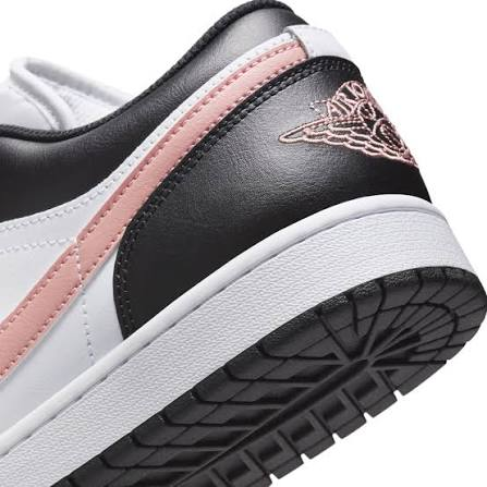 Jordan - Men - Air Jordan 1 Low - White/Rust Pink/Black