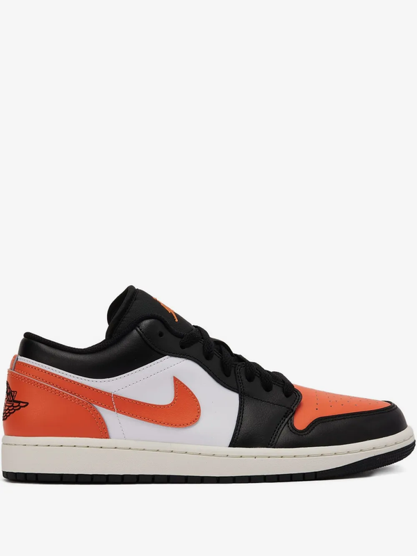 Jordan - Men - Air Jordan 1 Low - Black/Starfish/White/Sail