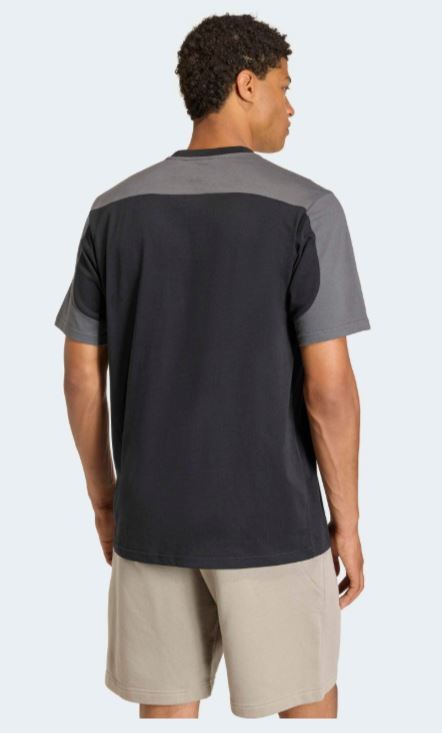 adidas - Men - Collegiate Tee - Grey/Black