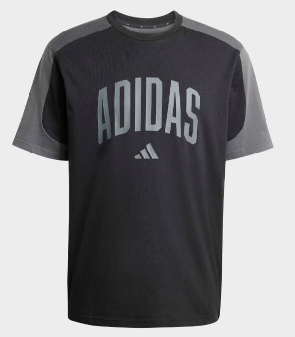 adidas - Men - Collegiate Tee - Grey/Black
