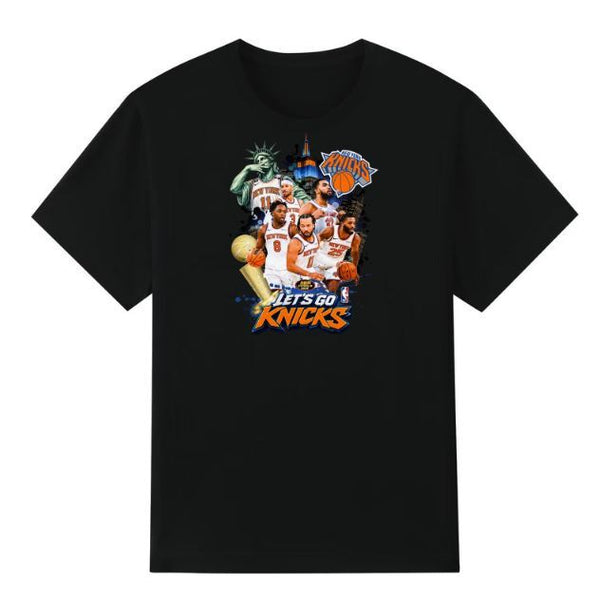 Nohble - Men - New York Knicks Big Art Tee - By Nover - Black