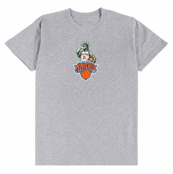 Nohble - Men - New York Knicks Liberty Tee - By Nover - Grey