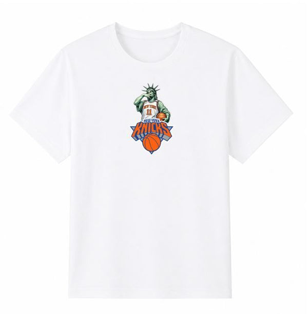 Nohble - Men - New York Knicks Liberty Tee - By Nover - White