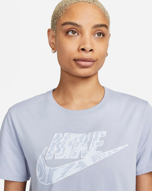 Nike - Women - Swirled Futura Tee - Indigo Haze