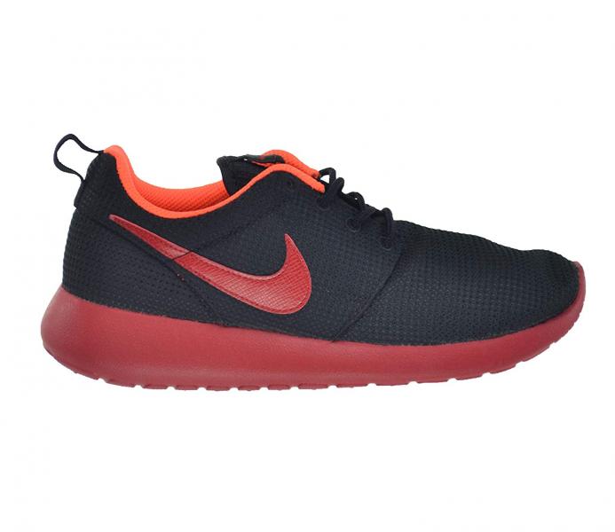 Nike roshes red and black Clearance