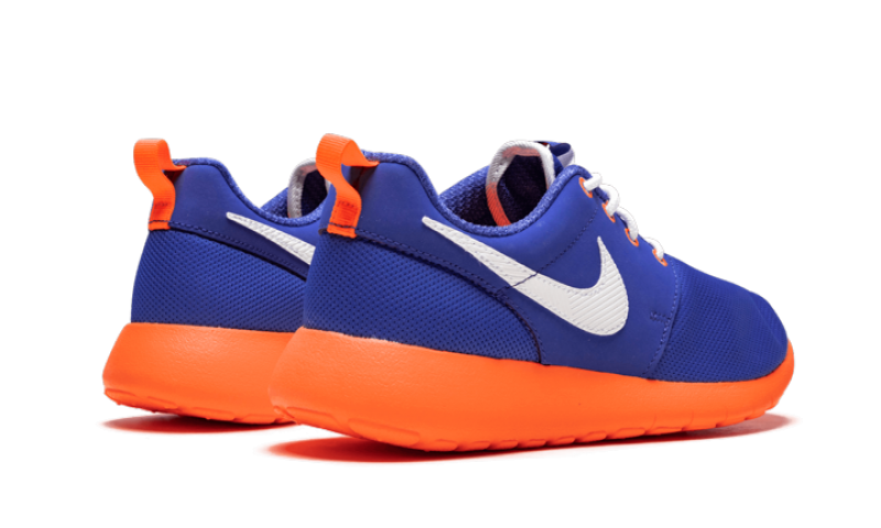 Nike roshe run mens navy blue and white clearance