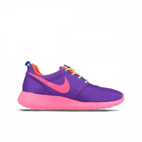 Nike roshe pink and purple Clearance