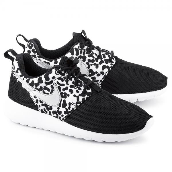 Nike roshe black and white cheetah print Clearance
