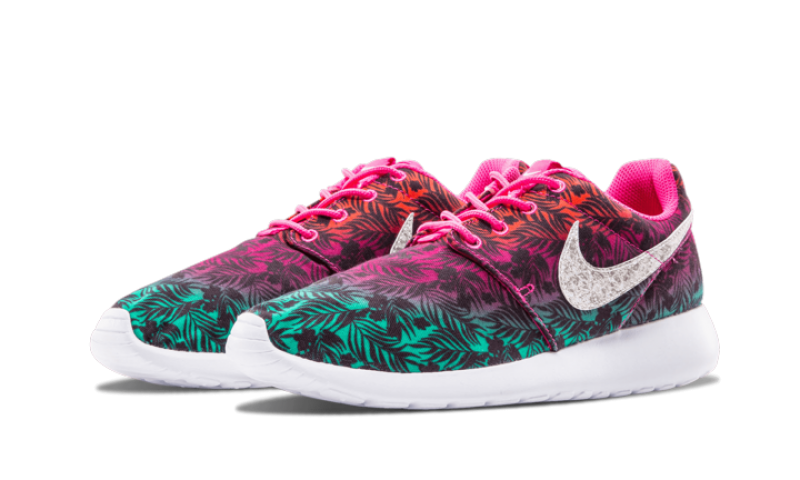 Nike roshe run floral print clearance