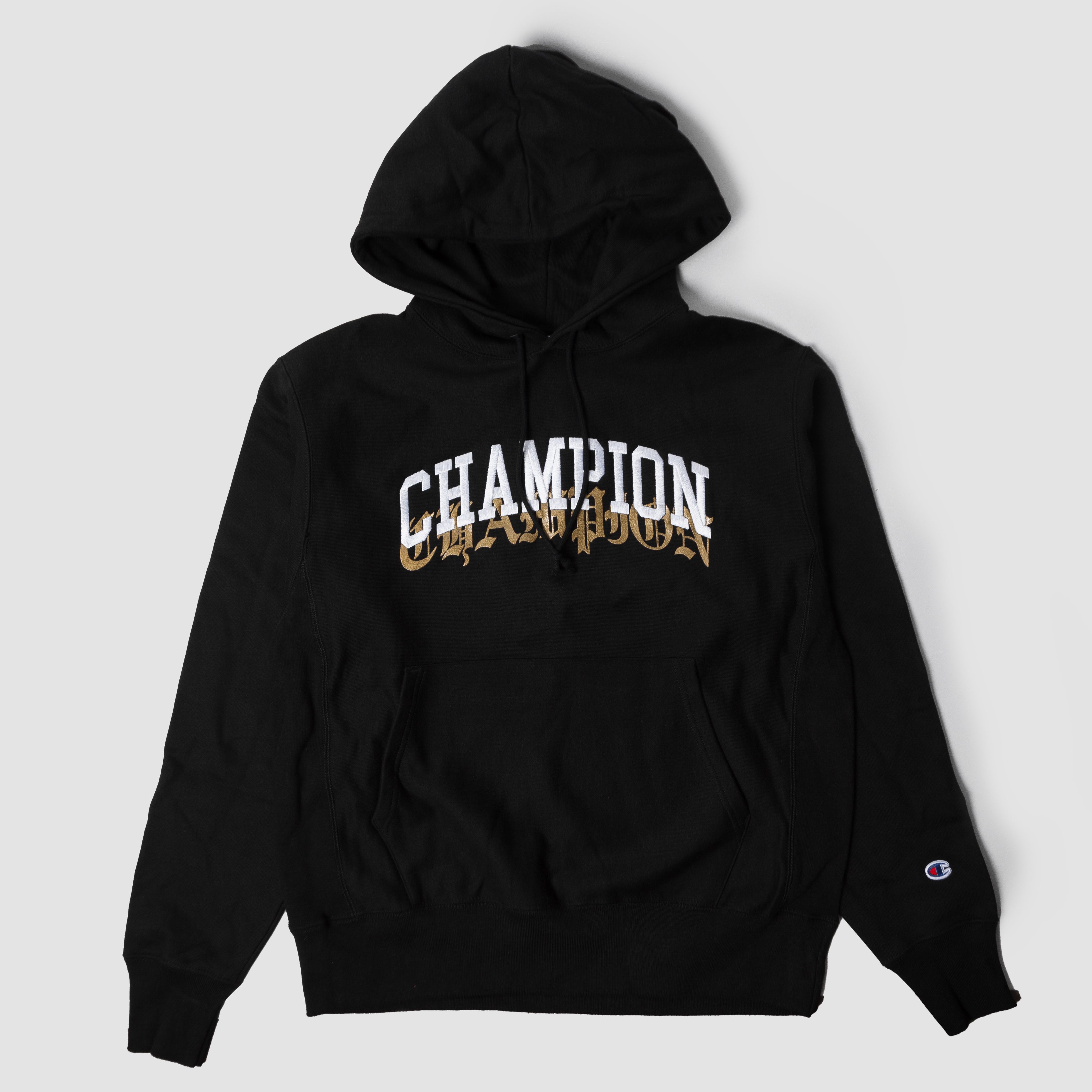 CHAMPION Men Reverse Weave Pullover Hoodie Black