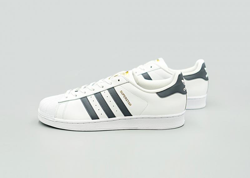 Adidas grey white superstar Clearance