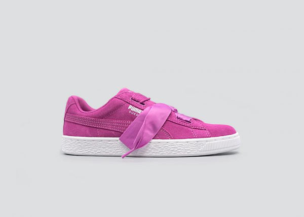 PUMA - Girl - GS Suede Heart - Pink/White