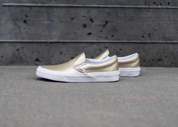 Vans muted metallic slip hot sale on