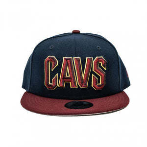 NEW ERA - Accessories - Youth Cleveland Caveliers 2Tone Snapback - Navy/Burgundy