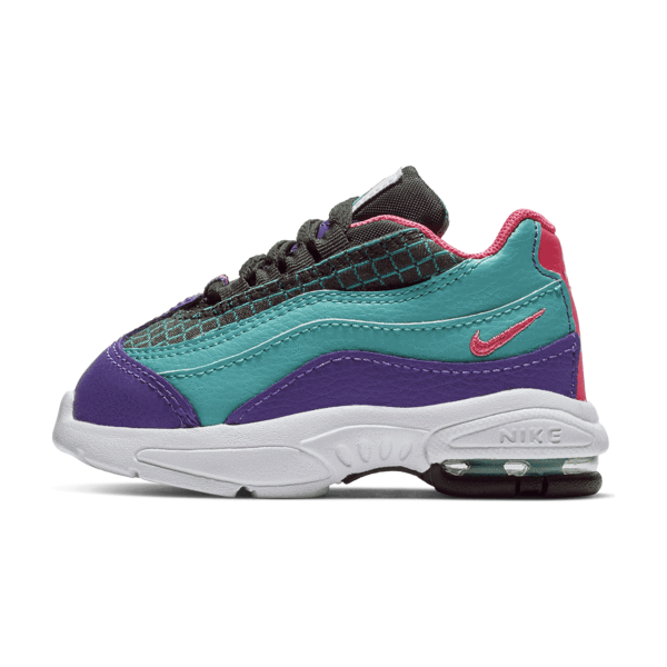 Purple and teal air max 95 sales