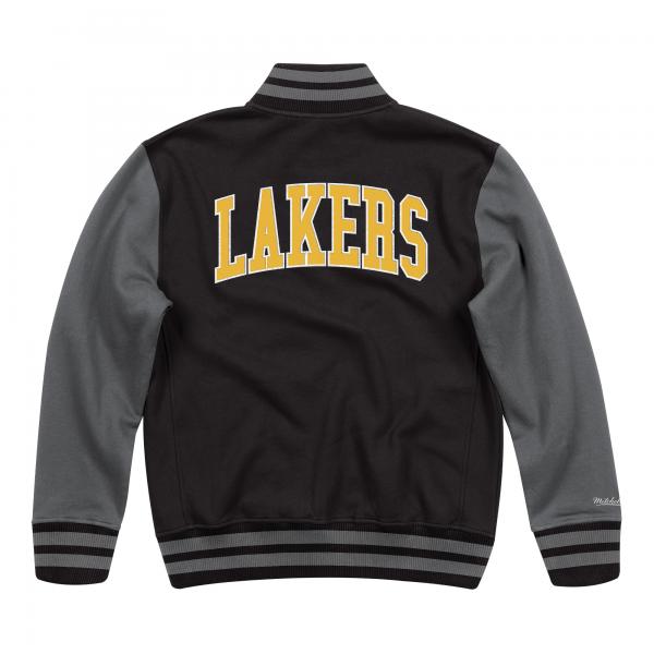 MITCHELL & NESS - Men - Los Angeles Lakers Varsity Jacket  - Black