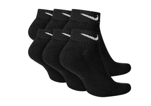 Nike - Accessories  - Everyday Cushion Low Socks (6pk) - Black/White