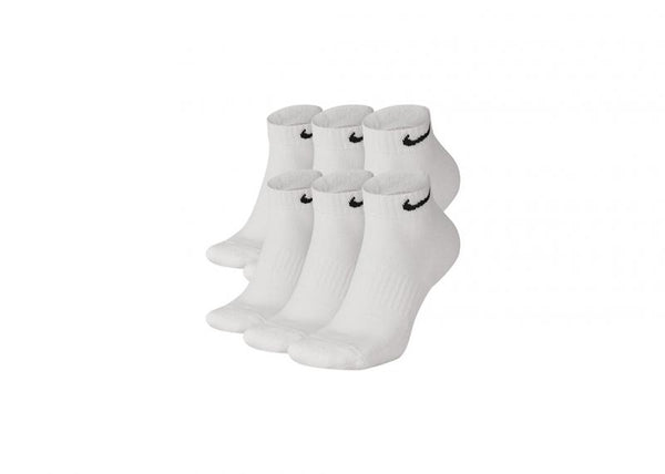 Nike - Accessories  - Everyday Cushion Low Socks (6pk) - White/Black