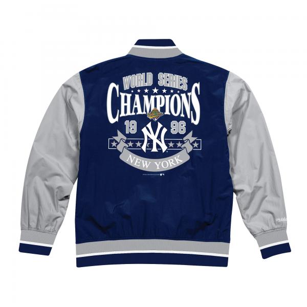 Mitchell & Ness - Men - New York Yankees Color Split Jacket - White/Grey/Blue 2XL