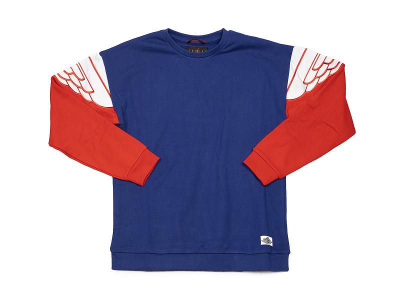 Jordan Men Wings Classic Crew Royal Red Nohble