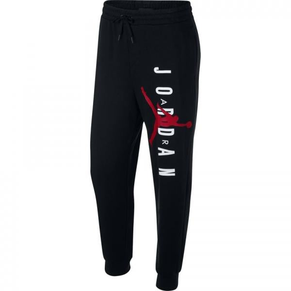 - Men - Side Jumpman Sweatpants - Black/Red - Nohble