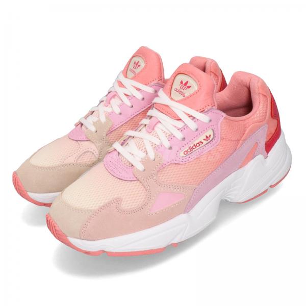 Godkendelse egetræ tidevand adidas W Falcon - Ecrtin/Ice Pink/True Pink - Nohble