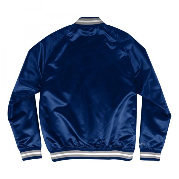 Mitchell & Ness Mlb Lightweight Satin Jacket in Blue for Men