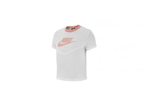 Nike - Women - W NSW Heritage Mesh Top - White/White/Pink Quartz