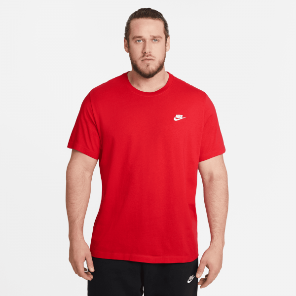 Nike - Men - Club Tee - University Red/White