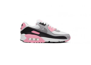 Nike Women W Air Max 90 White Particle Grey Rose Nohble