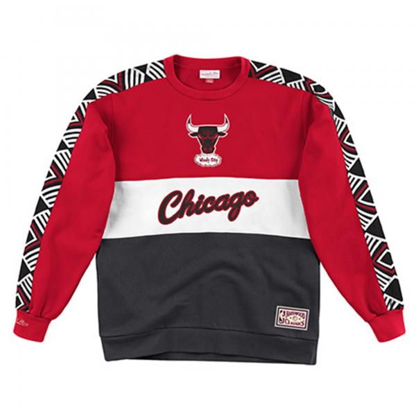 Mitchell & Ness Chicago Bulls Crew Neck Sweatshirt