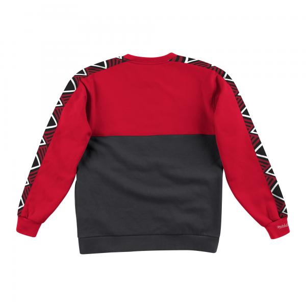 Stramme Ungkarl Refinement MITCHELL & NESS - Men - Chicago Bulls Tri Color Crewneck - Red/White/B -  Nohble