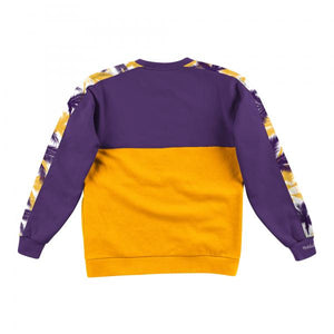 MITCHELL & NESS - Men - Los Angeles Lakers Tri Color Crewneck - Purple/White/Yellow