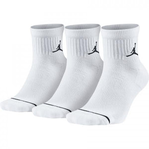 Jordan - Men - Jumpman High-Intensity Quarter Sock (3 Pair) - White/Black