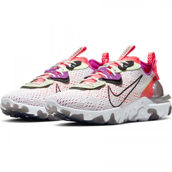 Nike Men React Vision Summit White/Black/Barely Volt – Nohble