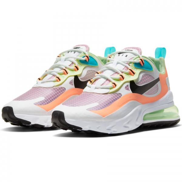 The NIKE WMNS AIR MAX 270 REACT arrives with PINK accents