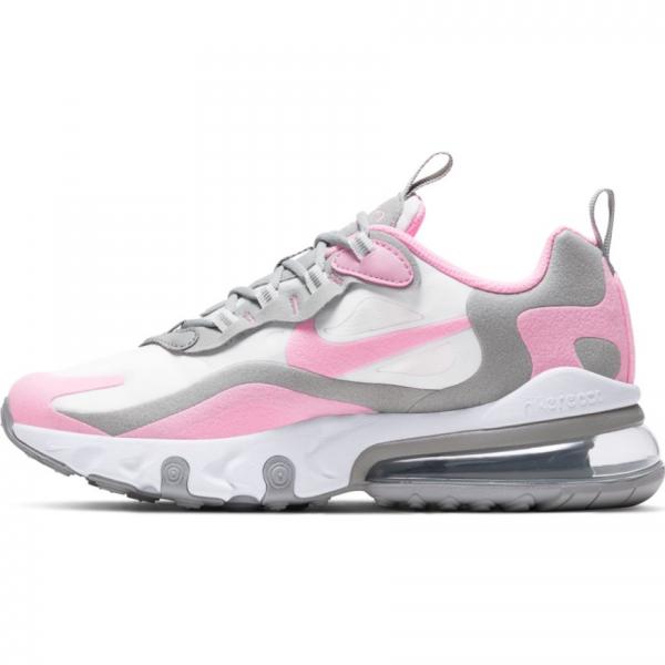 Nike air max 270 react pink and grey sneakers Clearance