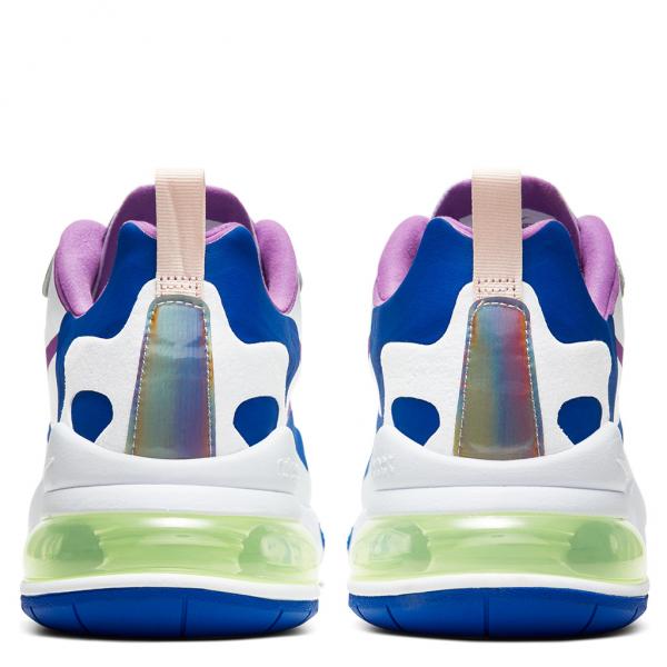 Nike Blue And Purple Air Max 270 React Sneakers-pink