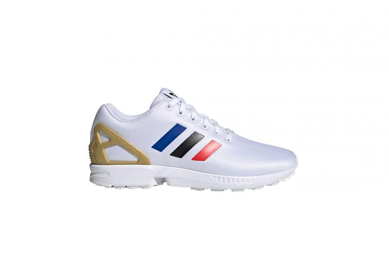adidas ZX Flux White/Black/Blue – Nohble